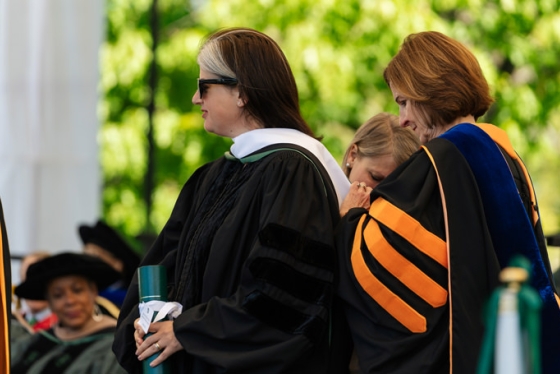 Rebecca Heller receives an honorary degree from Dartmouth
