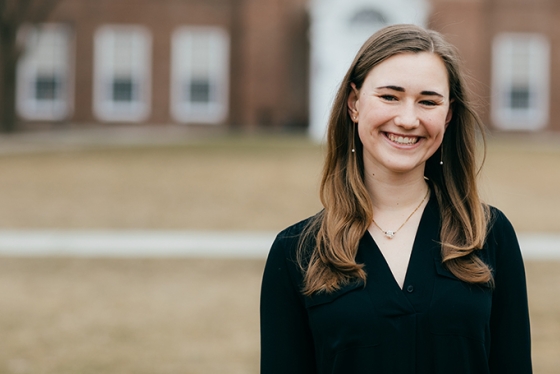 Grace Anderson '20 says she has always loved research. &quot;It's like a puzzle, where you have to pull lots of different strands of information together.&quot;