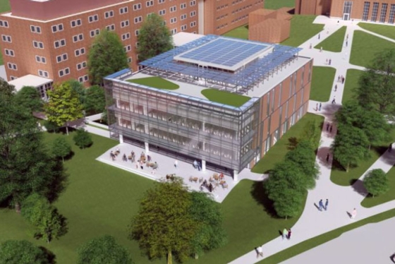 Architectural rendering of Anonymous Hall