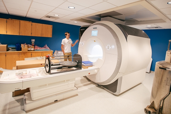 Dartmouth’s new fMRI machine.