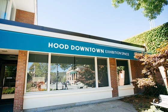 The Hood Downtown exhibition space
