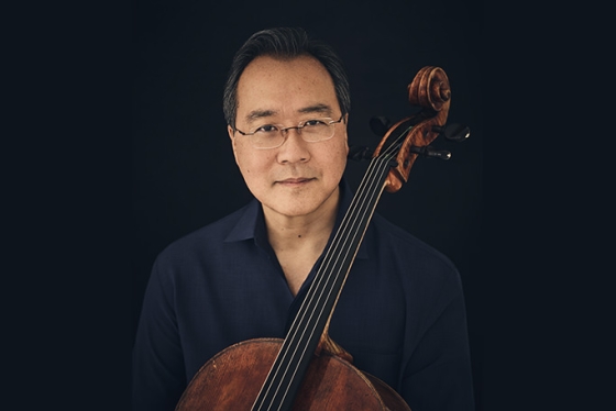 Yo-Yo Ma with a cello
