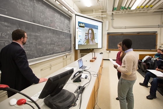 Skype Brings Scientists to Dartmouth Classrooms