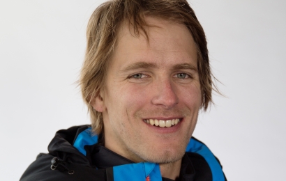 Tommy Ford portrait wearing ski gear