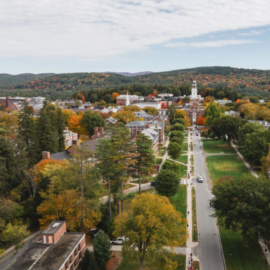 Campus in the fall