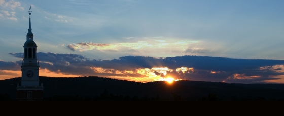 Sunset and Baker Tower