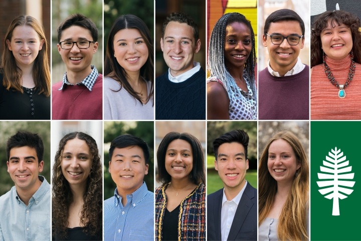 A collage of Dartmouth Fulbright scholars