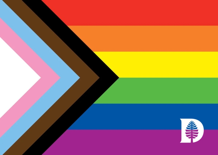 Progressive rainbow pride flag