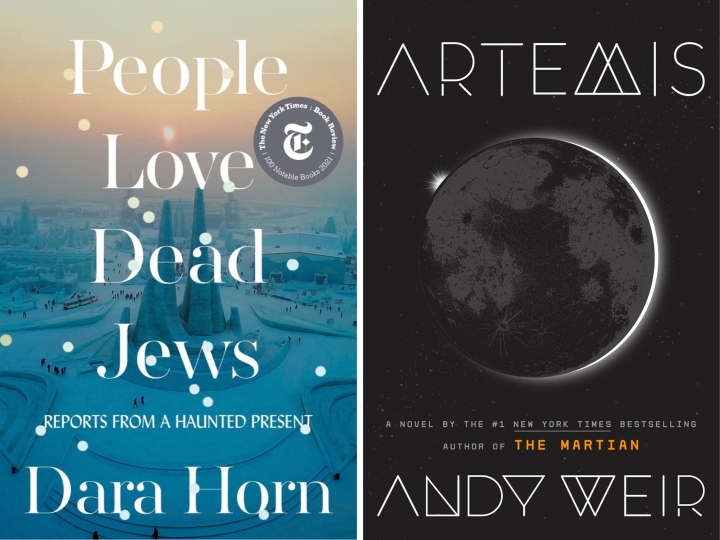 People Love Dead Jews and Artemis book covers