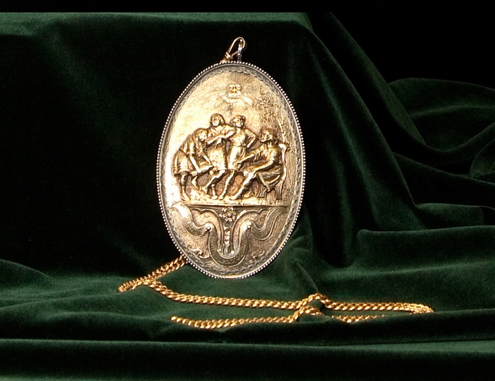 Full view of the Flude Medal.