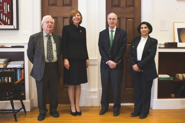 AUK and Dartmouth officials in Parkhurst Hall