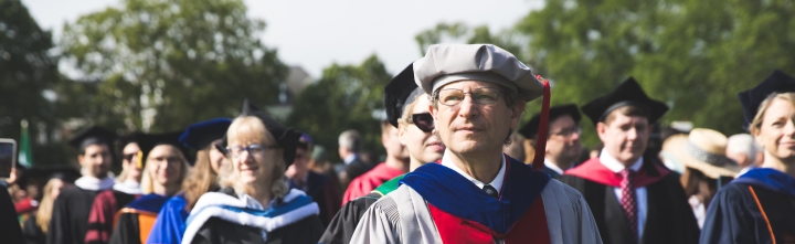 Regalia for Dartmouth College commencement