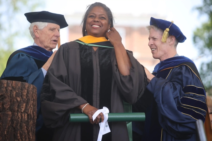 Andrea Hayes Dixon receives her honorary degree