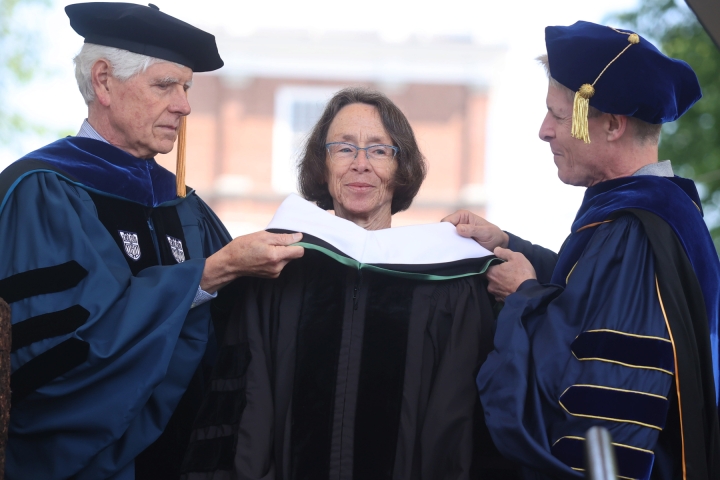 Gail Gentes receives her honorary degree