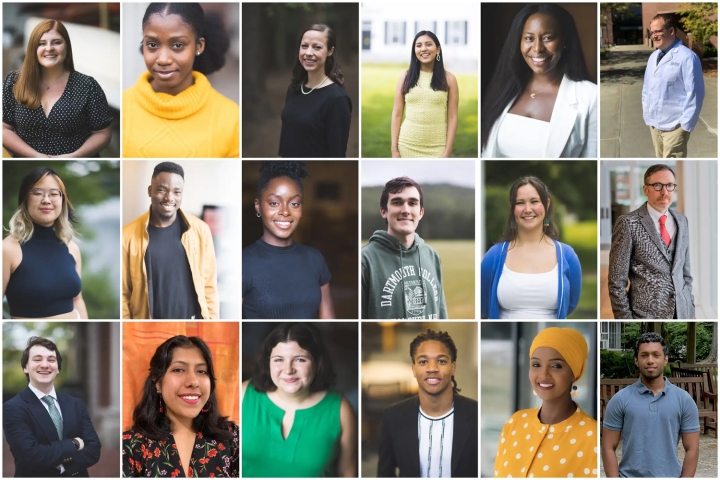 The class marshals for Dartmouth 2023 Commencement