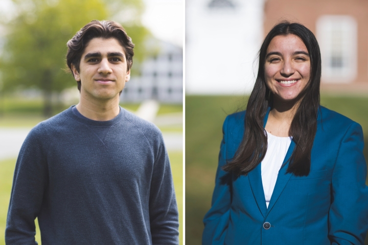 Zach Lang '23 and Jessica Chiriboga '24