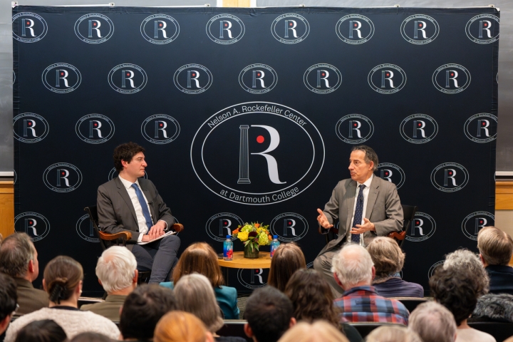 Jamie Raskin, right, and Herschel Nachlis