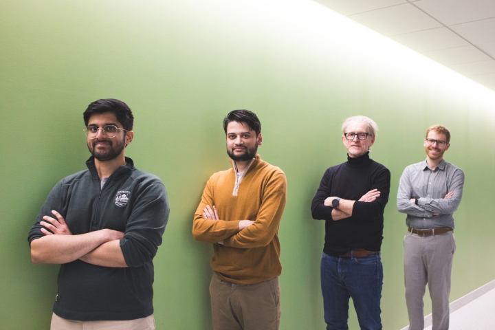 Authors of the study at the Class of 1982 Engineering and Computer Science Center.