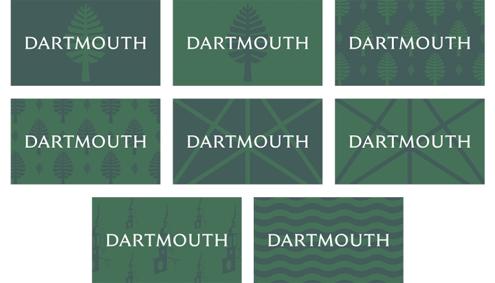 Dartmouth Business Card Backs