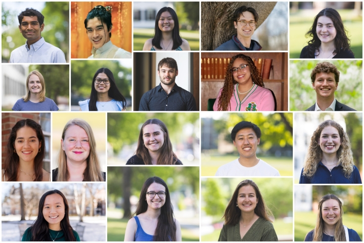 Collage of 2024 Fulbright scholarship winners