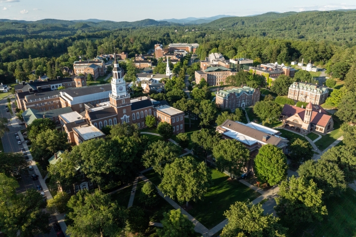 Campus aerial shot