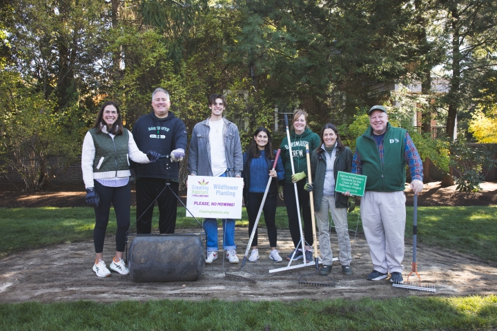 Pollinator Project group and president Beilock