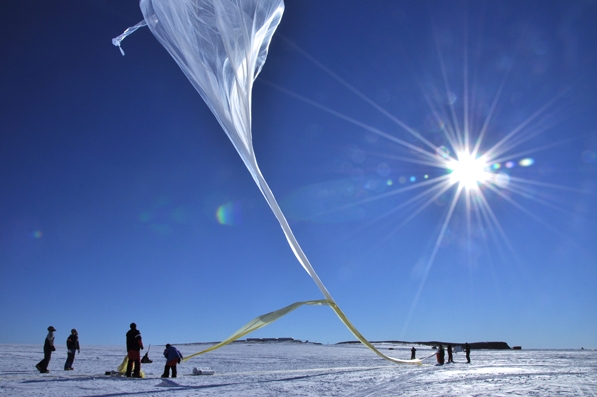 balloons launched from Antarctica