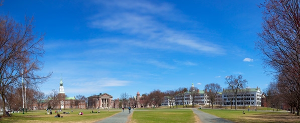 Spring time on the capus green