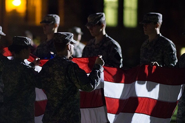 ROTC Formal Retreat Ceremony