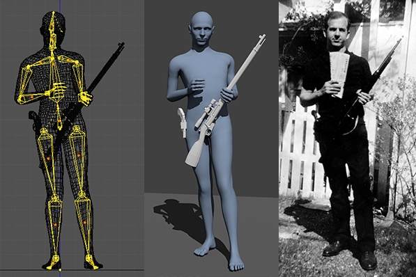 physiologically plausible 3-D model of Lee Harvey Oswald