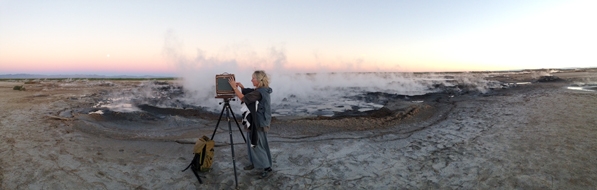 Virginia Beahan on location in Cuba