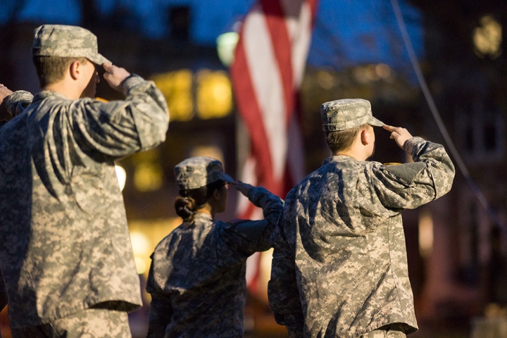 Veterans Day - morning and evening Reveille