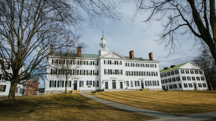 campus in early spring
