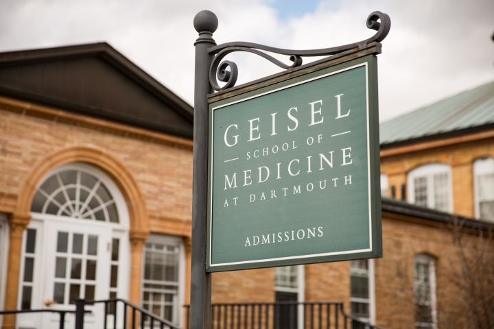 Geisel School of Medicine sign