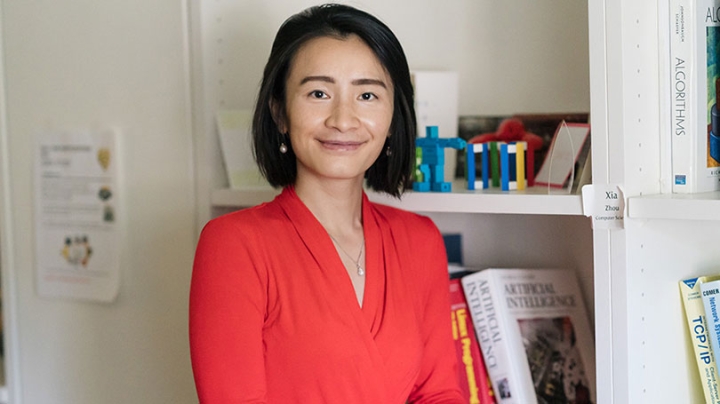 portrait of Xia Zhou, associate erofessor of computer science
