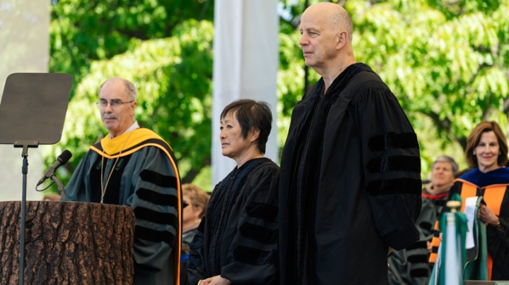 Tod Williams and Billie Tsien receive honorary degrees from Dartmouth