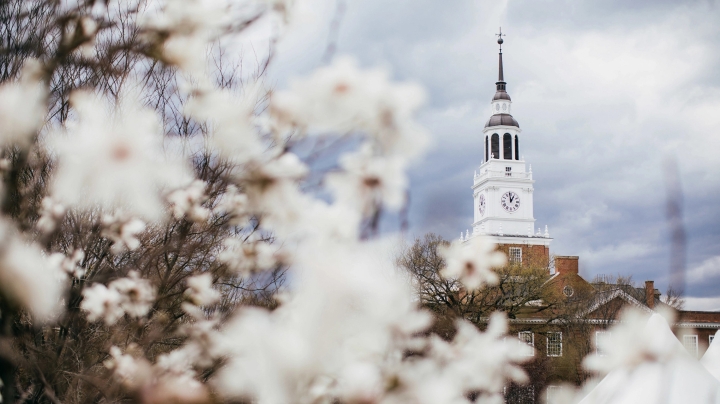 Baker Tower in Spring