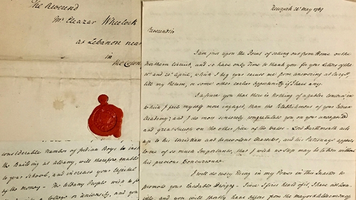 a letter to Eleazar Wheelock written in 1767