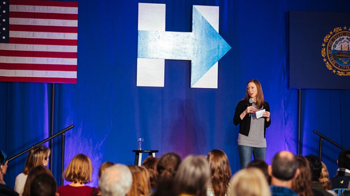 Chelsea Clinton at Dartmouth