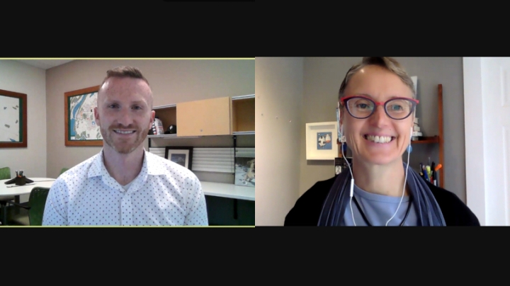 This week's guests on the Community Conversations webcast were COVID-19 Task Force co-chairs Josh Keniston and Lisa Adams.