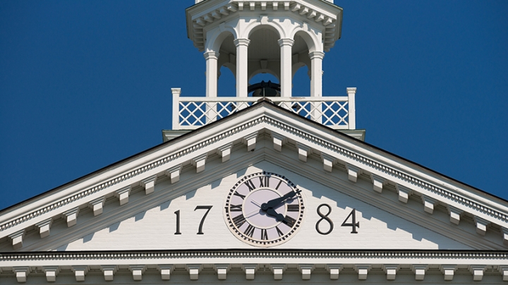 Dartmouth Hall clock tower