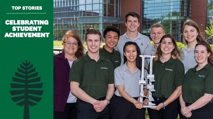 a group from Thayer School of Engineering won NASA's 2019 "BIG Idea Challenge" for its innovative design of a Mars greenhouse that could grow food and sustain a crew of astronauts on a future mission to the red planet. 