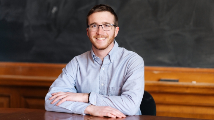 Woodrow Wilson Fellow Clayton Jacques ’19 is training to teach in high-need high schools.