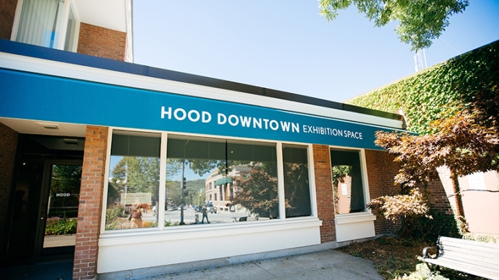 The Hood Downtown exhibition space