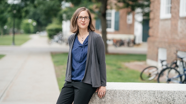 Janice McCabe, associate professor of sociology and Allen House professor