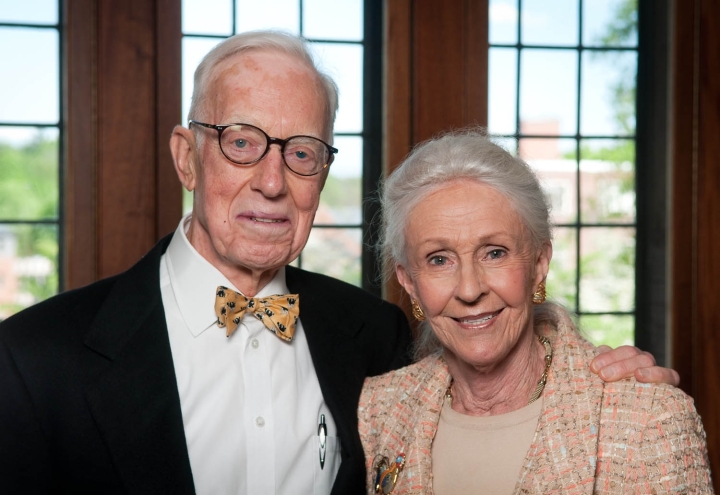 ): Norman E. "Sandy" McCulloch Jr. '50, pictured with his wife, Dorothy, died over the weekend.
