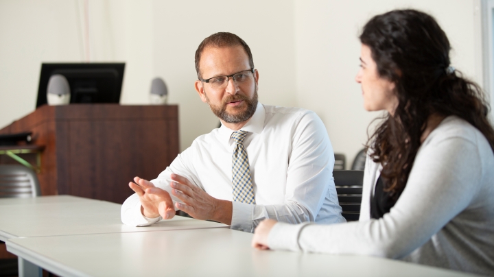 Assistant Professor of Psychiatry Matthew Duncan, MED '01 and Julie Berkowitz, Geisel '20