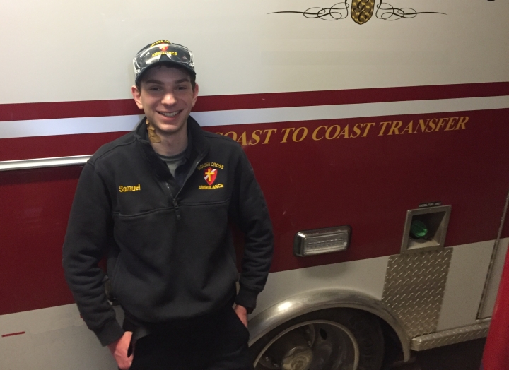 Sam Greenberg ’20 plans to spend next year applying to medical school while continuing to work as an EMT.