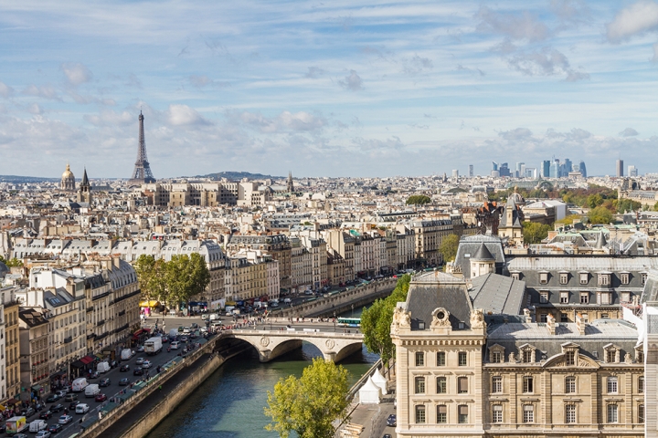 Parisian skyline