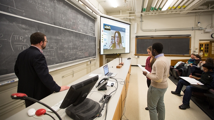  Skype Brings Scientists to Dartmouth Classrooms 